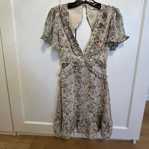 Floral Cut Out Dress